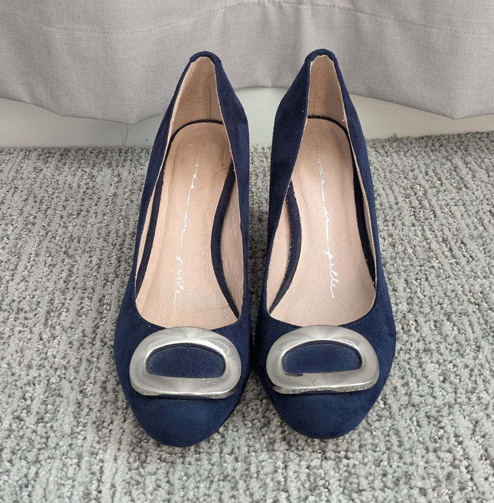 Navy Blue Women's Heels